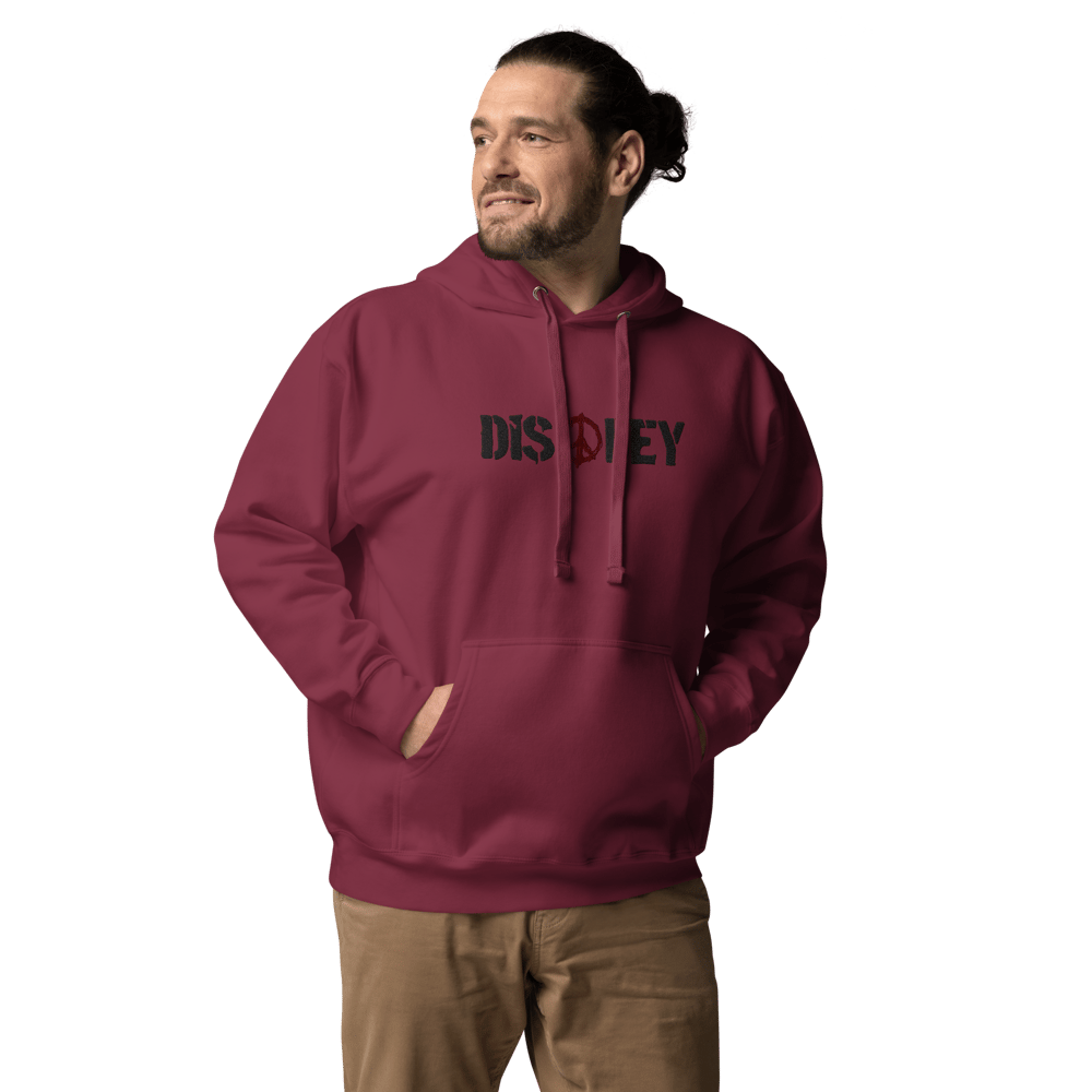 DISOBEY EMBROIDERED UNISEX PREMIUM HOODIE