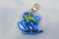 Image 1 of Snowboarder Yato Blue Acrylic Charm