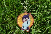 Image 1 of Noragami Yato Double-Sided Rainbow Acrylic Charm