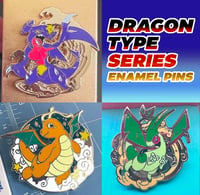 Image of Dragon Type Series Enamel Pins