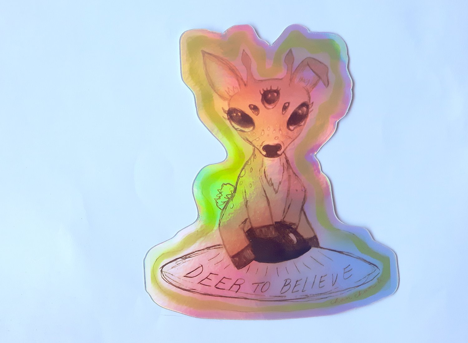 Image of Deer To Believe Sticker