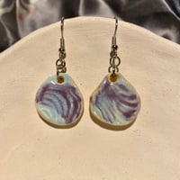 Trippy Blue Fruit Earrings