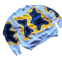 Image 3 of REWORKED NIKE CONTOUR CRACKED SWEATSHIRT SIZE XL