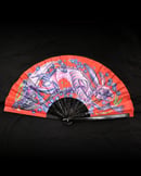 Image 2 of "Destroying Angel" Fabric Hand Fan
