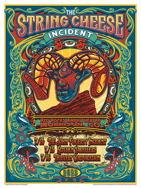 Image of The String Cheese Incident - Red Rocks 2023 