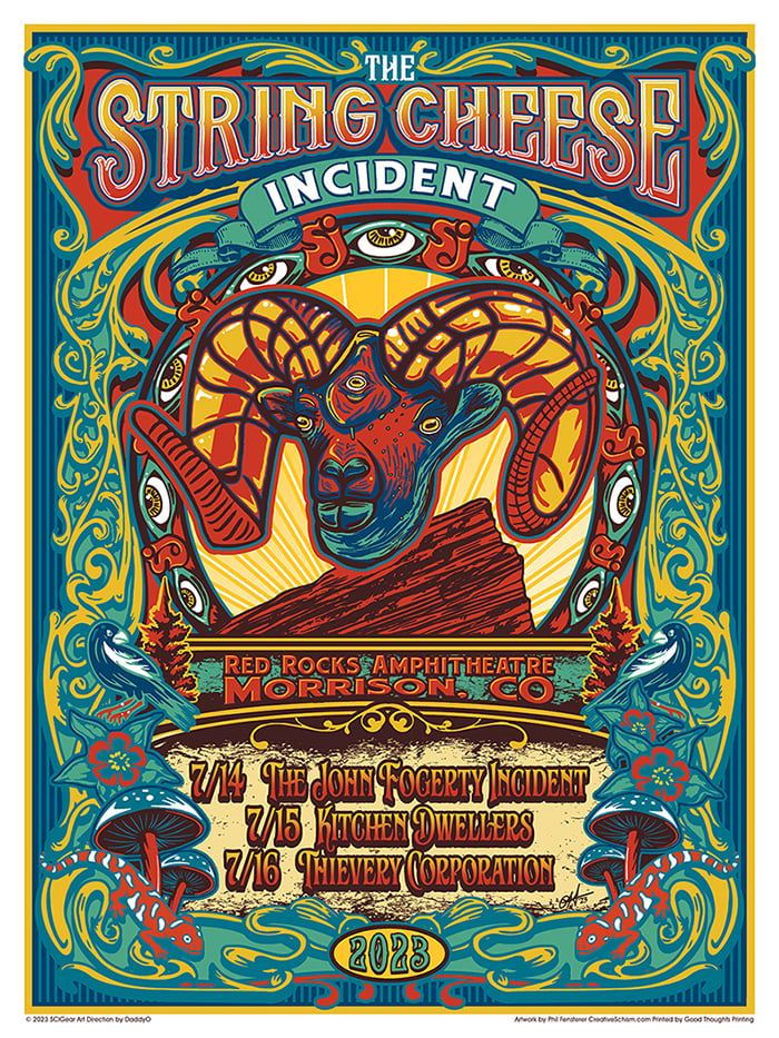 The String Cheese Incident Red Rocks 2023 Creative Schism