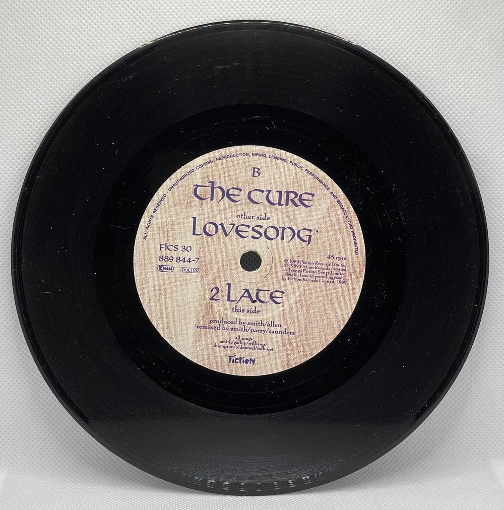The Cure - Lovesong/2 Late 1989 7” 45rpm