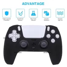 3D Studded Edition Anti-Slip Protective Skin for PlayStation 5 PS5  Controller Silicone Case