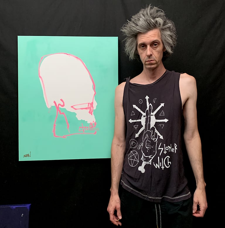 SIP (original painting) on stretched canvas Image 2