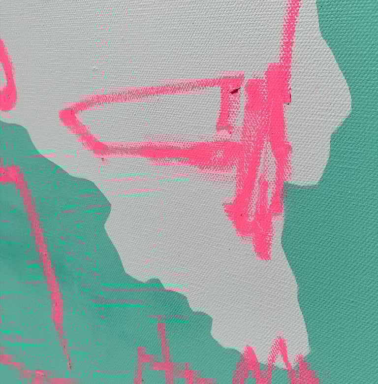 SIP (original painting) on stretched canvas Image 4