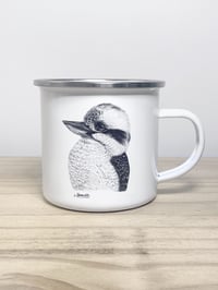 Image 1 of ‘Keith' the Kookaburra Enamel Mug