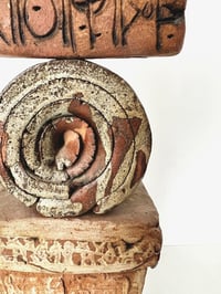 Image 3 of Bernard Rooke Studio Ceramic Totem Lamp, England