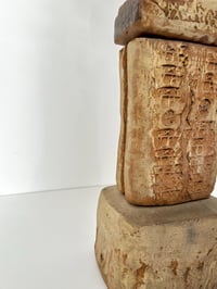 Image 4 of Bernard Rooke Studio Ceramic Totem Lamp, England