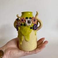 Image 2 of Ceramic Earthenware Bud Vase IX