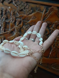 Image 1 of Cowrie anklet