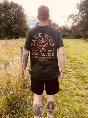 Image of Take Your Own Advice T-Shirt | Forest Green 👁️