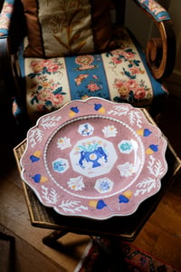 Image 2 of Large Manganese Romantic Platter