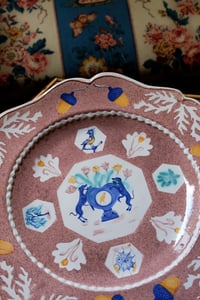 Image 3 of Large Manganese Romantic Platter