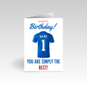 Birthday Card for Rangers Fans | Dad You're Simply The Best | Personalisation Options