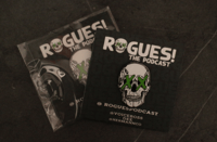 Image 2 of Rogues! The Podcast Hard Enamel pin