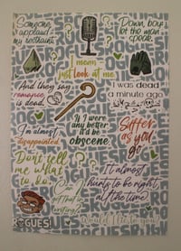 Image 2 of  Edward Nashton Nygma A5 Sticker Sheet Quote