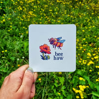 Image 1 of Bee-haw - Single Sticker