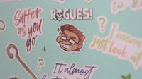 Image 3 of  Edward Nashton Nygma A5 Sticker Sheet Quote