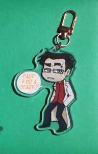 Image 1 of Jonathan U. Crane Acrylic Keychain