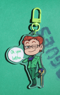 Image 1 of Edward Nashton Nygma Acrylic Keychain