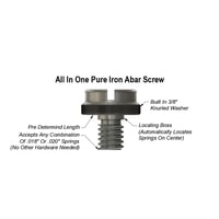 Image 3 of 10/Pack Of Pure Iron Abar Screws