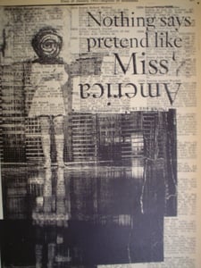 Image of miss america print
