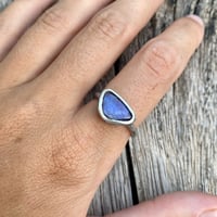 Image 1 of Australian Opal Silver Ring, US 7