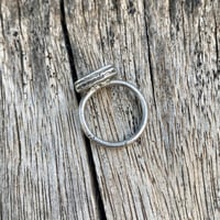 Image 3 of Australian Opal Silver Ring, US 7
