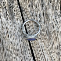 Image 4 of Australian Opal Silver Ring, US 7