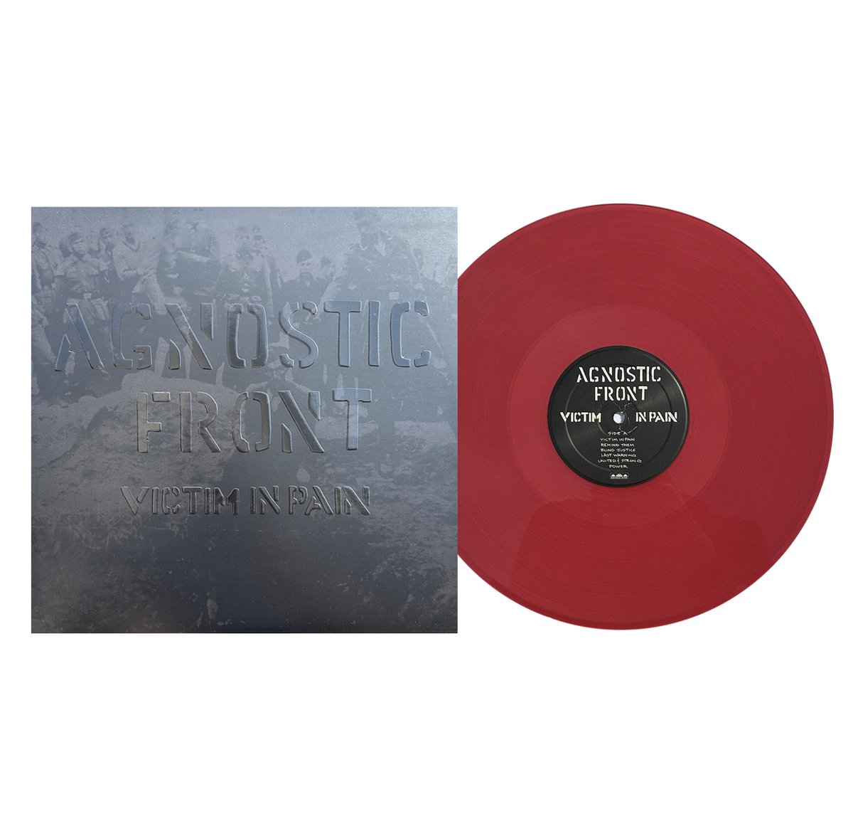 Agnostic Front-Victim In Pain LP Limited Oxblood Generation Records  Exclusive