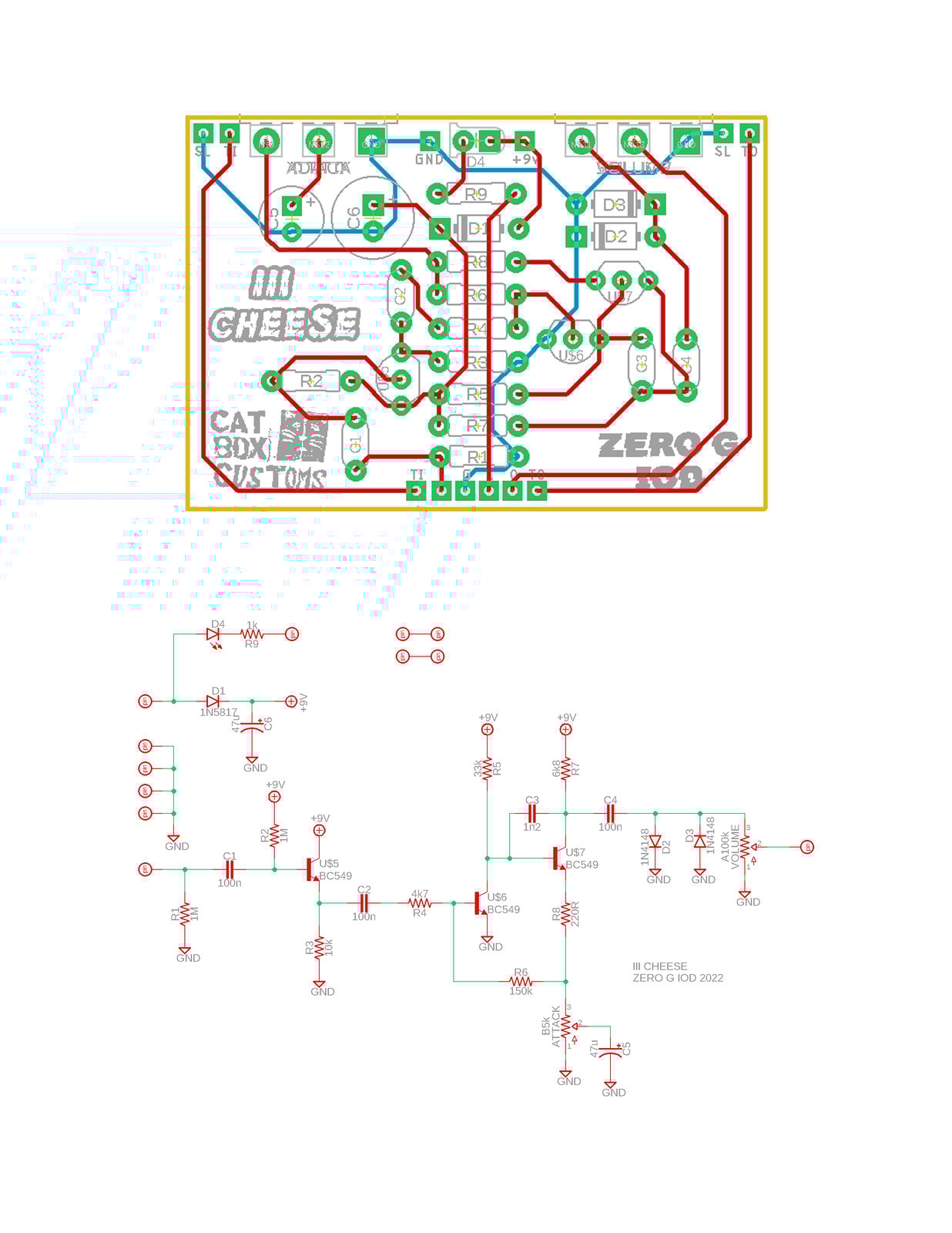 III Cheese PCB and Faceplate | Zero G IOD