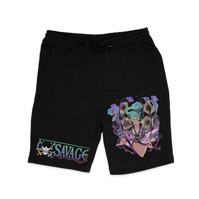 GTSVG x ONE PIECE QUEEN OF HELL MIDWEIGHT SHORTS 