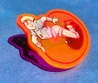 Image 3 of Laios in Slime - Neon Acrylic Pin