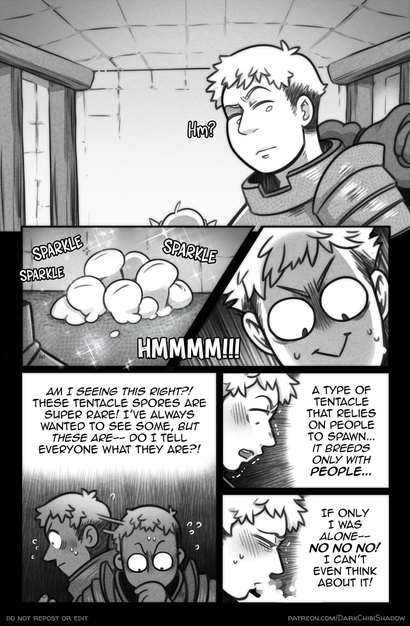 Tentacles in Dungeon - A Dungeon Meshi Parody