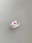 Image 4 of Opal Sterling Signet Ring