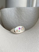 Image 2 of Opal Sterling Signet Ring