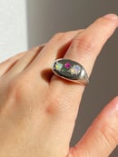 Image 1 of Opal Sterling Signet Ring