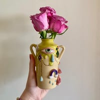 Image 1 of Ceramic Earthenware Bud Vase XI