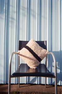 Image 1 of strikethrough cushion