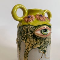 Image 3 of Ceramic Earthenware Bud Vase XIV