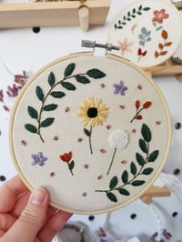 Image 1 of Floral embroidery kit - with gift!