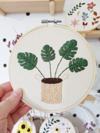 Image 1 of Monstera embroidery kit - with gift!