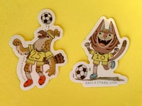 Soccer Animals Sticker