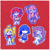 Bocchi the Rock! Vinyl Stickers