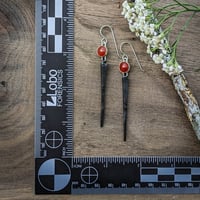 Image 2 of Coffin Nails - Carnelian - 8mm stone